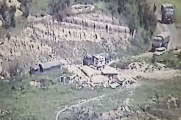 Qarabağda Rusiya sülhməramlıları erməni terrorçuların hərbi daşımalarını müşayiət edirlər